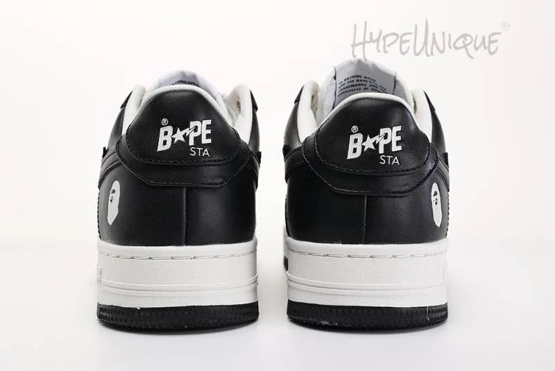 Bapesta #4 M1 'Black' Matter Leahter