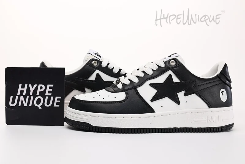 Bapesta #4 M1 'Black' Matter Leahter