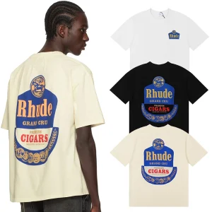 Rhude Grand Cru Print T-Shirt Reps