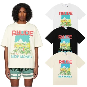 Rhude Windowsil Print T-Shirt Reps