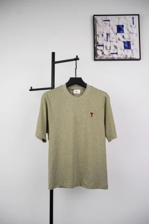 AMI Logo Embroidered T-shirt