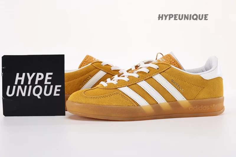 adidas Gazelle Indoor Orange Peel White (Women's)