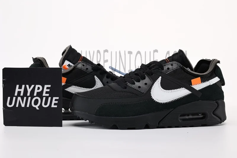 Off-White x Air Max 90 'Black' Reps