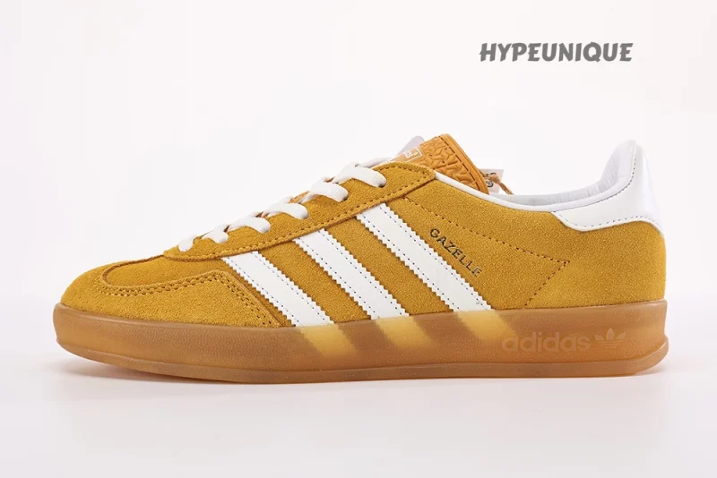 adidas Gazelle Indoor Orange Peel White (Women's)