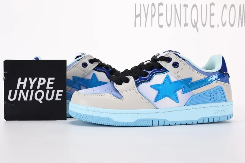 A BATHING APE Sk8 Sta 'Grey Blue'