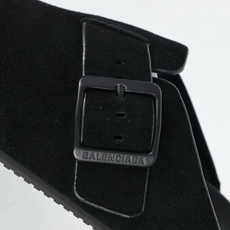 Balenciaga Birkenstock Outdoor House Slipers black