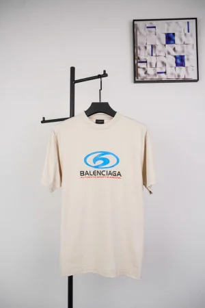 Balenciaga Blue Graphic Print T-shirt