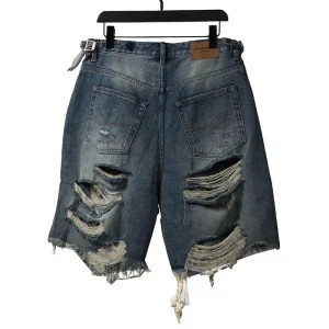 Balenciaga Distressed Denim Shorts