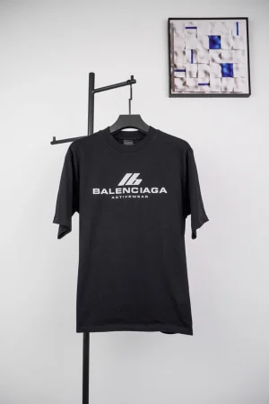 Balenciaga Ib Logo Reflective Print T-Shirt