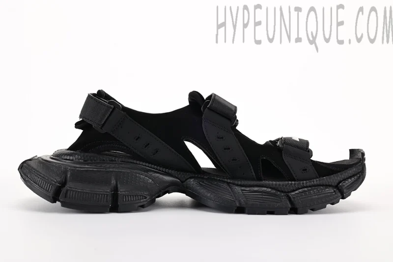 Balenciaga Men's Black 3xl Sandals