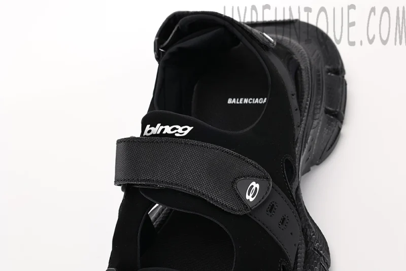 Balenciaga Men's Black 3xl Sandals