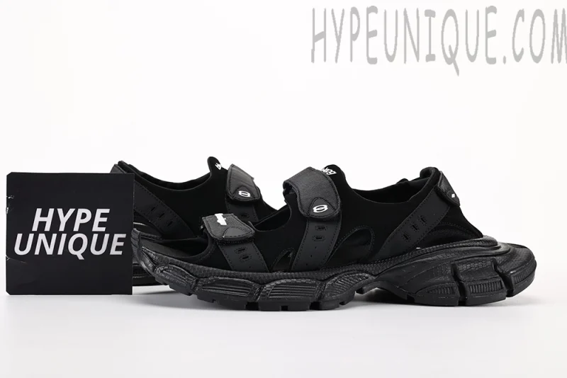 Balenciaga Men's Black 3xl Sandals