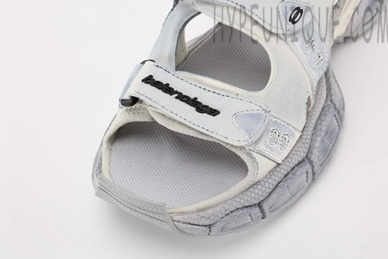 Balenciaga Men's Light Gray 3xl Sandals