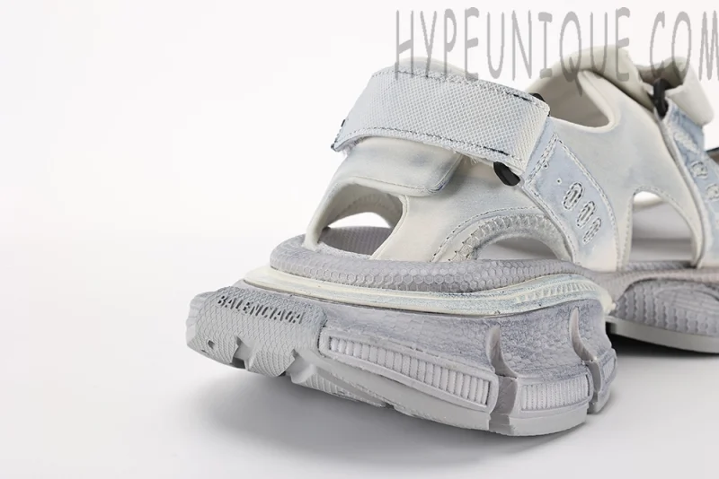 Balenciaga Men's Light Gray 3xl Sandals