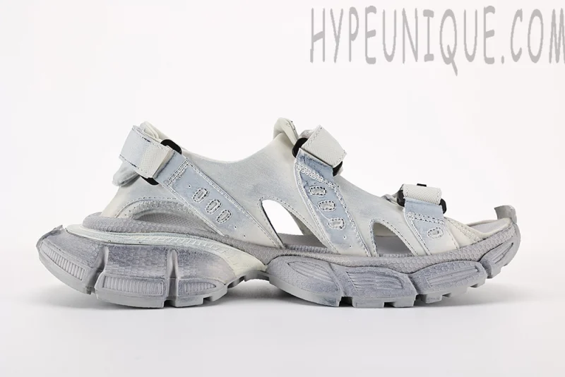 Balenciaga Men's Light Gray 3xl Sandals