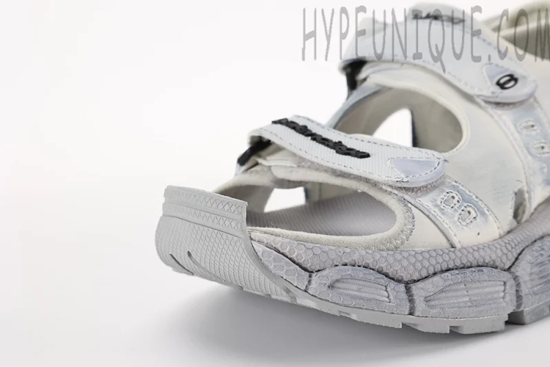 Balenciaga Men's Light Gray 3xl Sandals