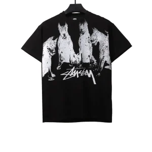 Stussy Dobermans Print T-Shirt