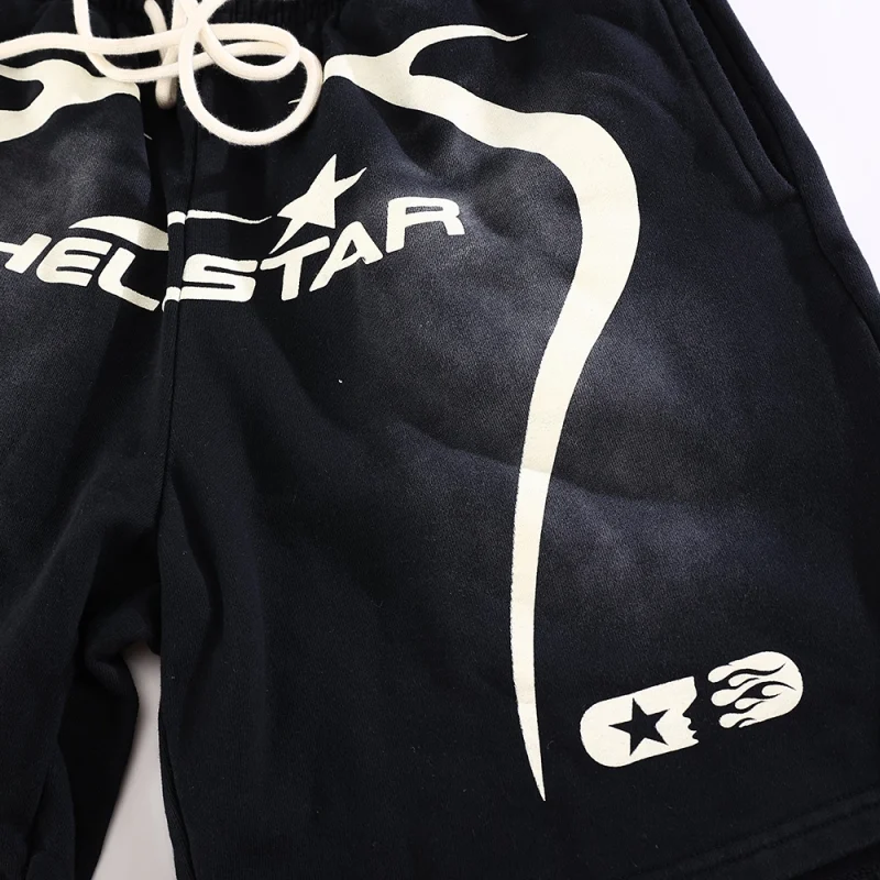 Hellstar Warm Up Shorts Black