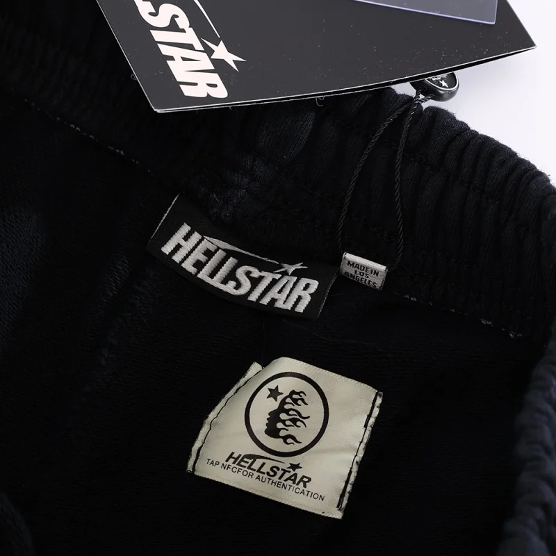 Hellstar Warm Up Shorts Black