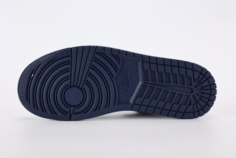 the navy blue sole