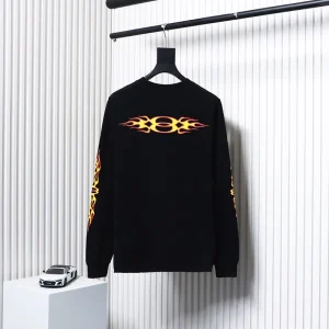 Balenc1@ga Flame Series Logo Shirt