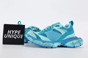 Balenciaga 3XL Sneakers Aqua Blue Suede