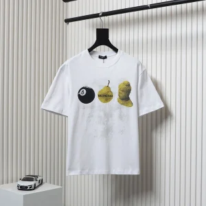 Balenciaga Custard Apple Print T-Shirt