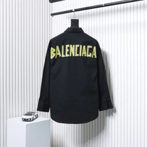 Balenciaga Yellow Tape Print Shirt