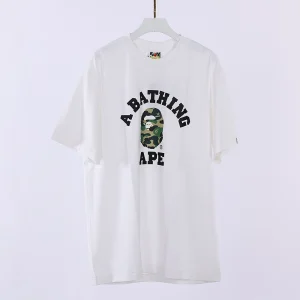 Black ABC Camo T-Shirt (Green logo)