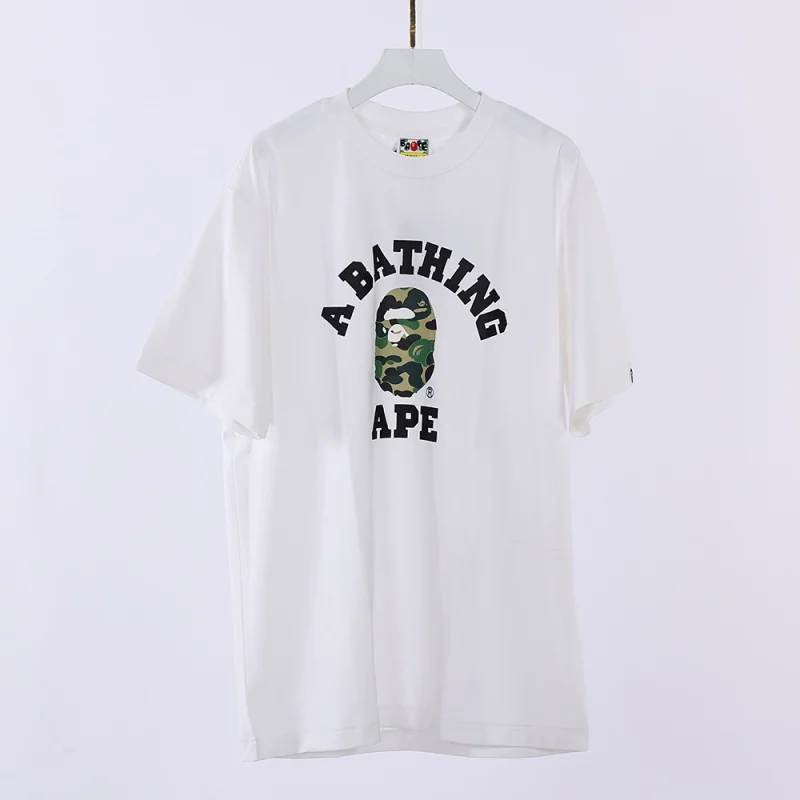 Black ABC Camo T-Shirt (Green logo)