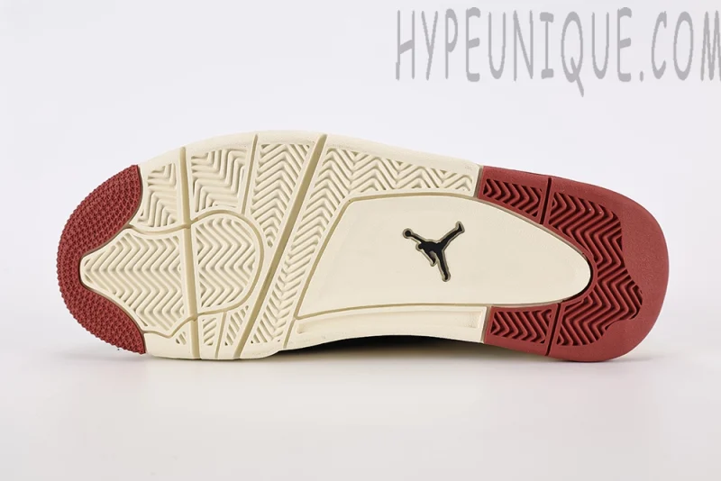 the white red sole