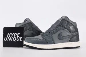 Jordan 1 Mid Distressed Smoke Grey