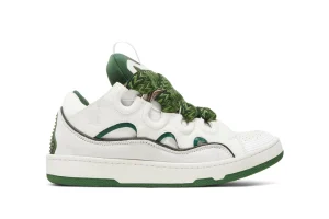 Lanvin Curb Sneakers 'White Khaki'