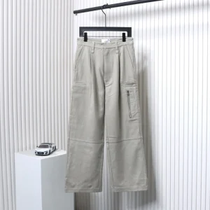 Ami Wool Zipper Casual Trousers