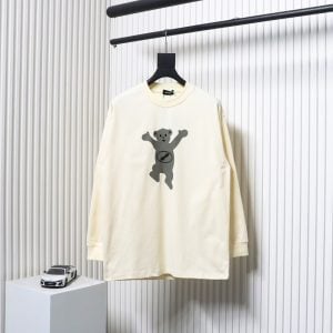 Double-Sided Bear Printed T-Shirt