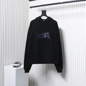 Far Archive Wave Embroidered Hoodie