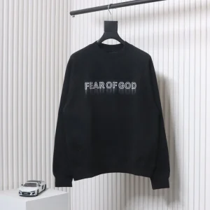 Fear Of God Mapped Logo Sweatshirt