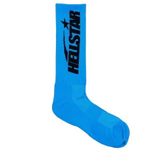 Hellstar Logo Socks Blue