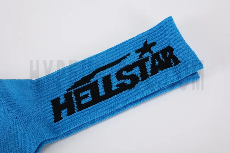 Hellstar Logo Socks Blue