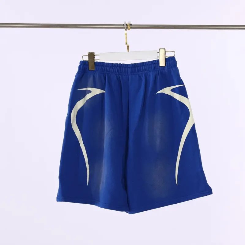 Hellstar Warm Up Shorts Blue