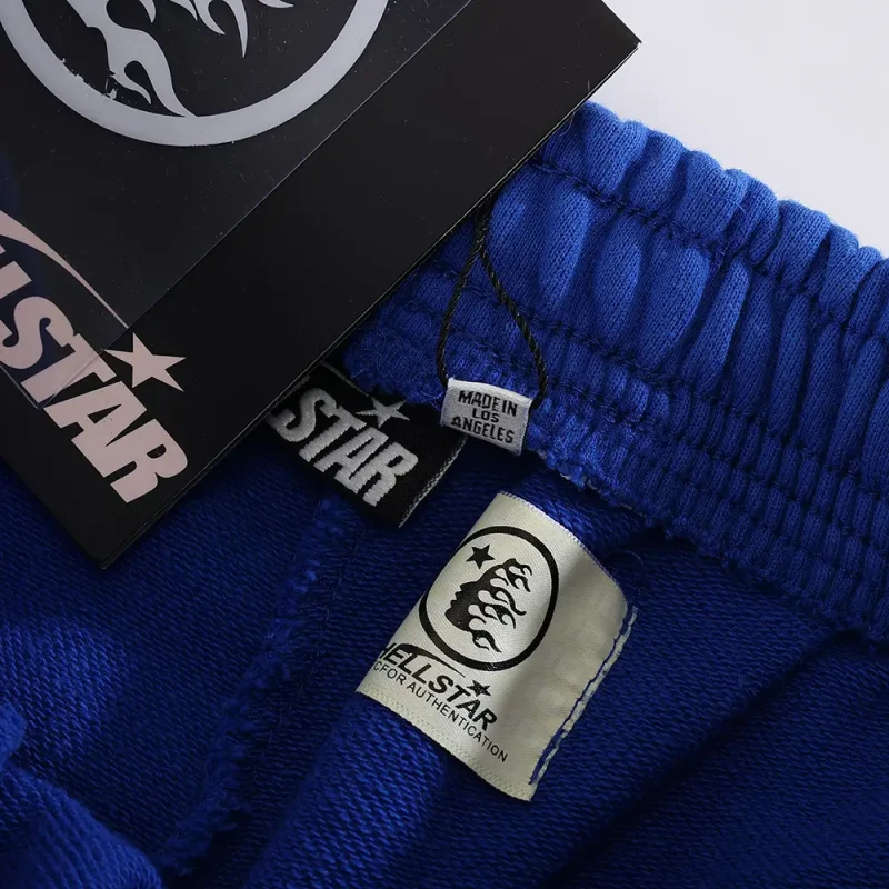 Hellstar Warm Up Shorts Blue