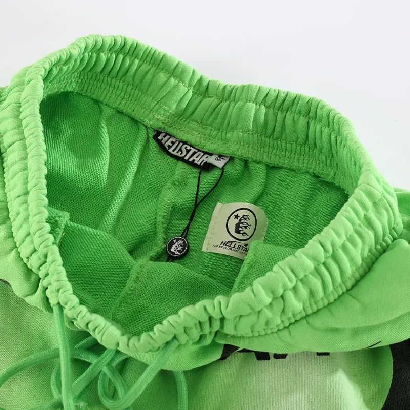 Hellstar Warm Up Shorts Green