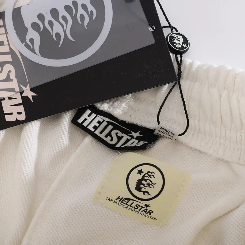 Hellstar Warm Up Shorts White