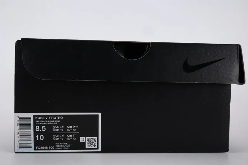 the black kobe 6 box