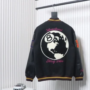 Stussy 40th Anniversary Black 8 Jacket