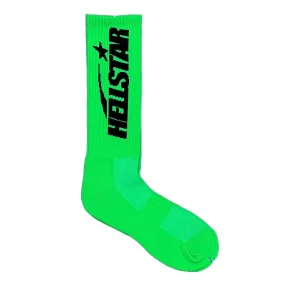 Hellstar Logo Socks Green