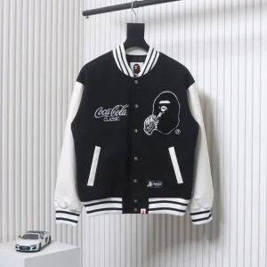 BAPE x Coca Varsity Jacket