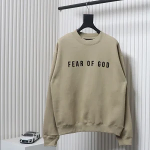 Fear Of God Letter Print Sweatshirt