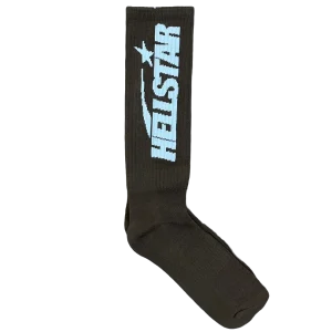 Hellstar Logo Socks Brown