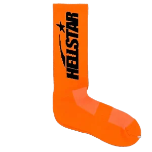 Hellstar Logo Socks Orange